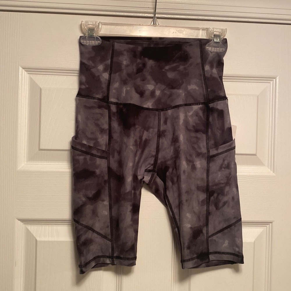 Black/Gray Bike Shorts..size XS